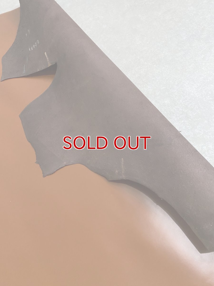 画像9: 牛革　ガラスレザー　ブラウン　レザークラフト (9)