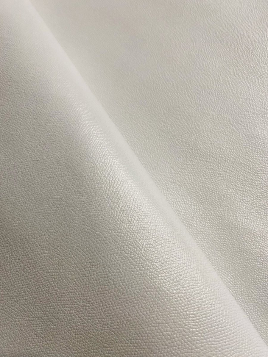 画像4: 牛革　LNバレンチノ　ホワイト　型押し革　レザークラフト (4)