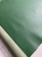 画像6: 牛革　クシュベル　モスグリーン　レザークラフト (6)