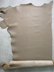 画像1: 牛　ソフトノボ　型押し　エトゥープ (1)
