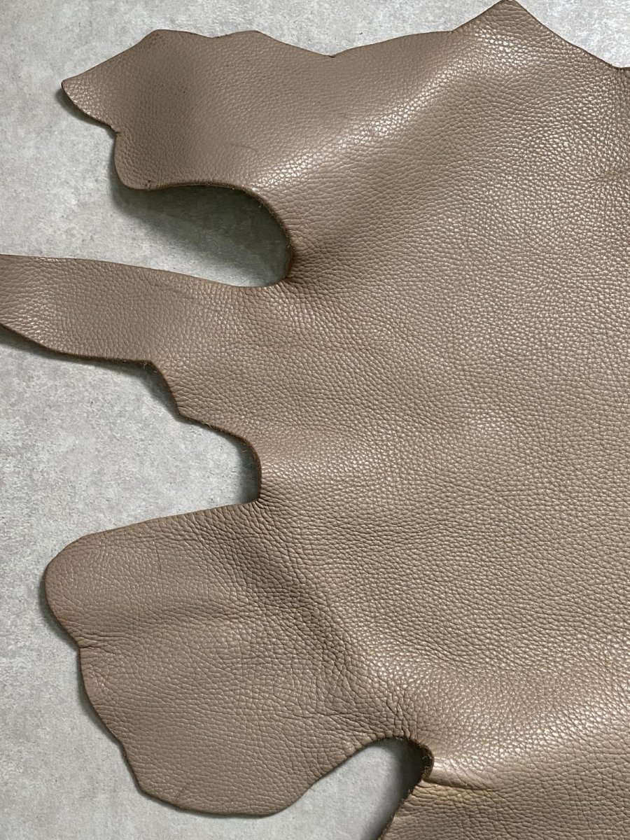 画像3: 牛　ソフトノボ　型押し　エトゥープ (3)