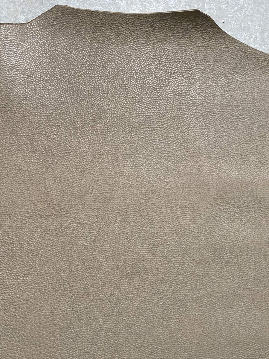 画像4: 牛　ソフトノボ　型押し　エトゥープ (4)