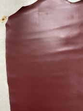 画像6: 牛革　Jスムース　ボルドー　レザー (6)