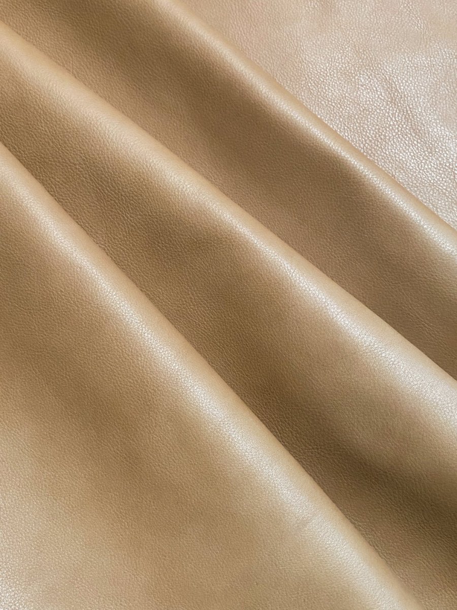 画像4: 牛革　ディアンソフト　キャメル　レザークラフト (4)