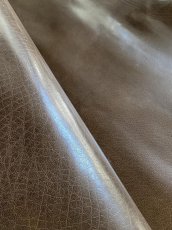 画像1: 牛革　オイルバッファロー　ブラウン　レザー (1)