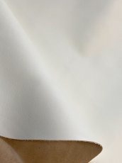 画像2: 牛革　バングラディシュ産　コブウシ　ホワイト　こぶ牛　レザー (2)