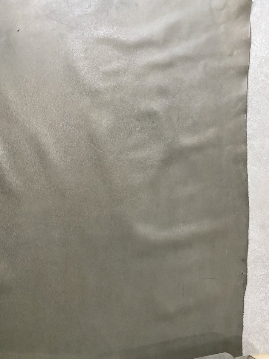 画像6: 牛革　ディアンソフト　グレー　レザークラフト (6)