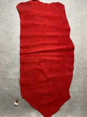 画像3: ベロア　レッド 　牛革 (3)