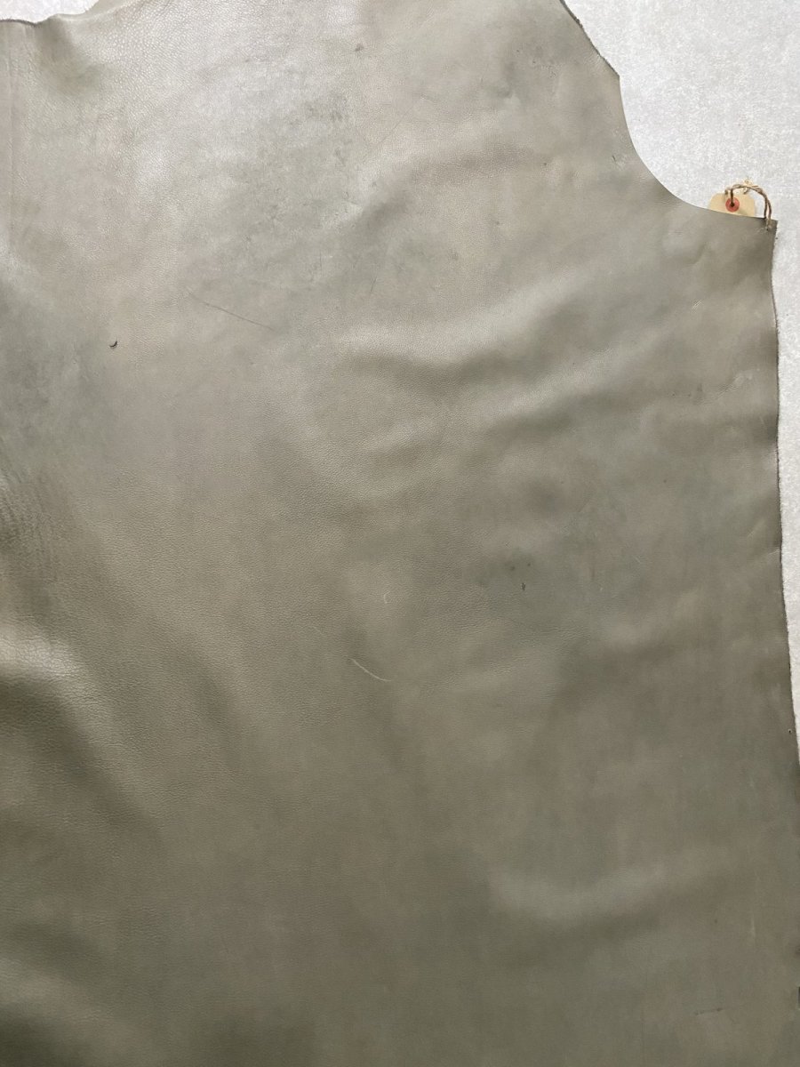 画像4: 牛革　ディアンソフト　グレー　レザークラフト (4)