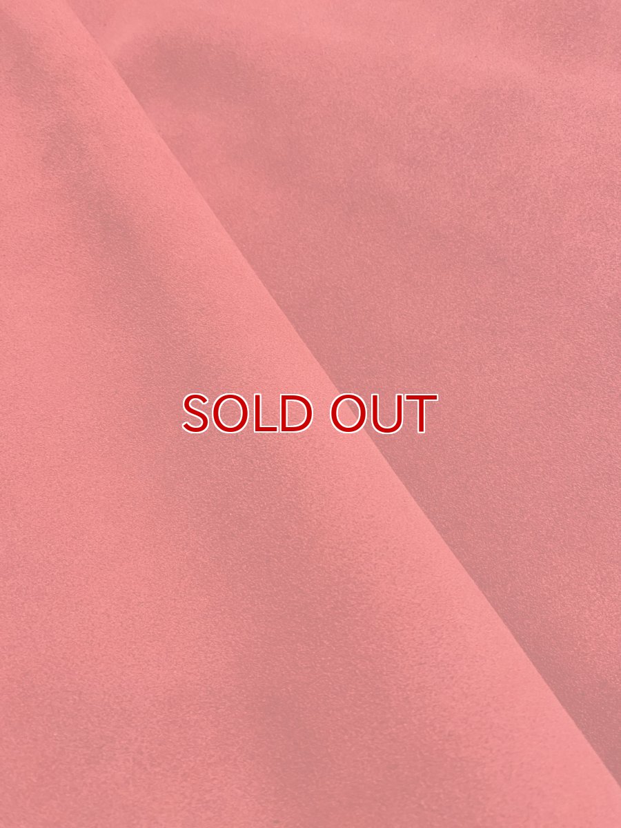 画像1: ベロア　レッド 　牛革 (1)