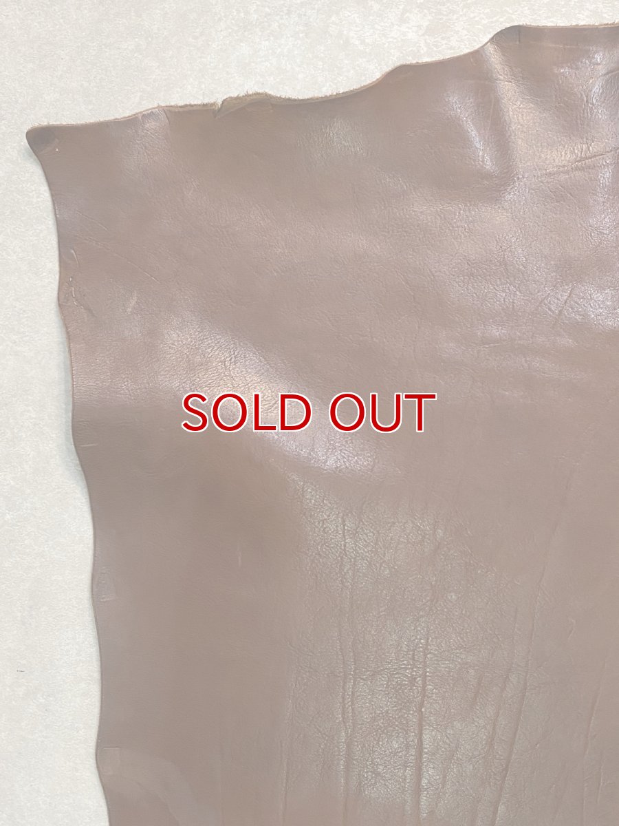 画像3: 牛革　ショルダー　ニコチン　レザークラフト (3)