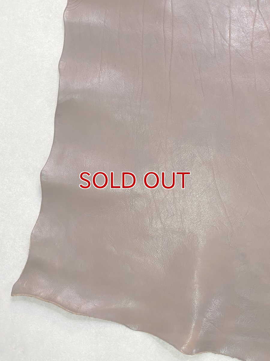 画像5: 牛革　ショルダー　ニコチン　レザークラフト (5)