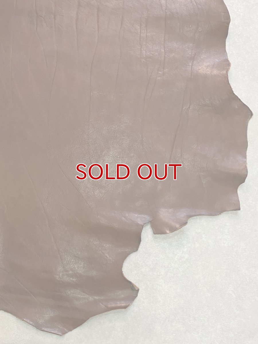 画像6: 牛革　ショルダー　ニコチン　レザークラフト (6)