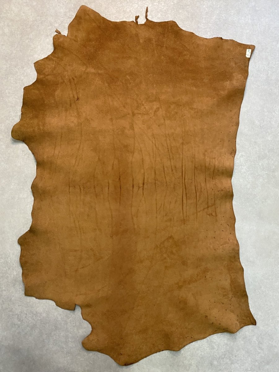 画像10: 牛革　ショルダー　ニコチン　レザークラフト (10)