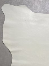 画像2: 牛革   茶芯レザー　ホワイト (2)