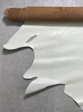 画像7: 牛革   茶芯レザー　ホワイト (7)