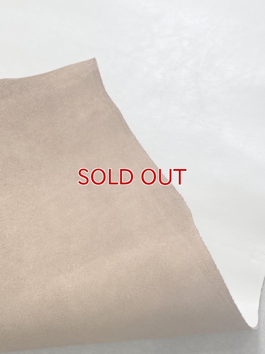 画像10: 牛革   茶芯レザー　ホワイト (10)