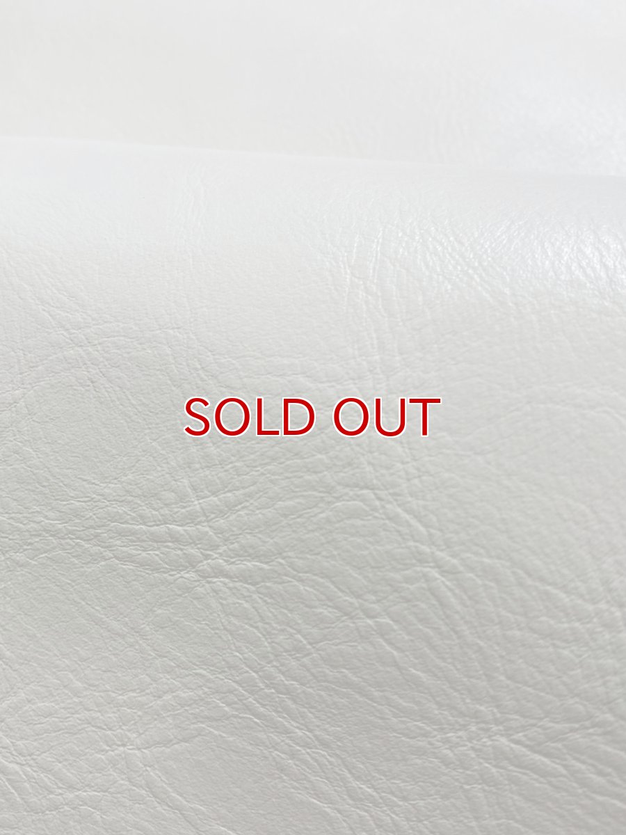 画像9: 牛革   茶芯レザー　ホワイト (9)