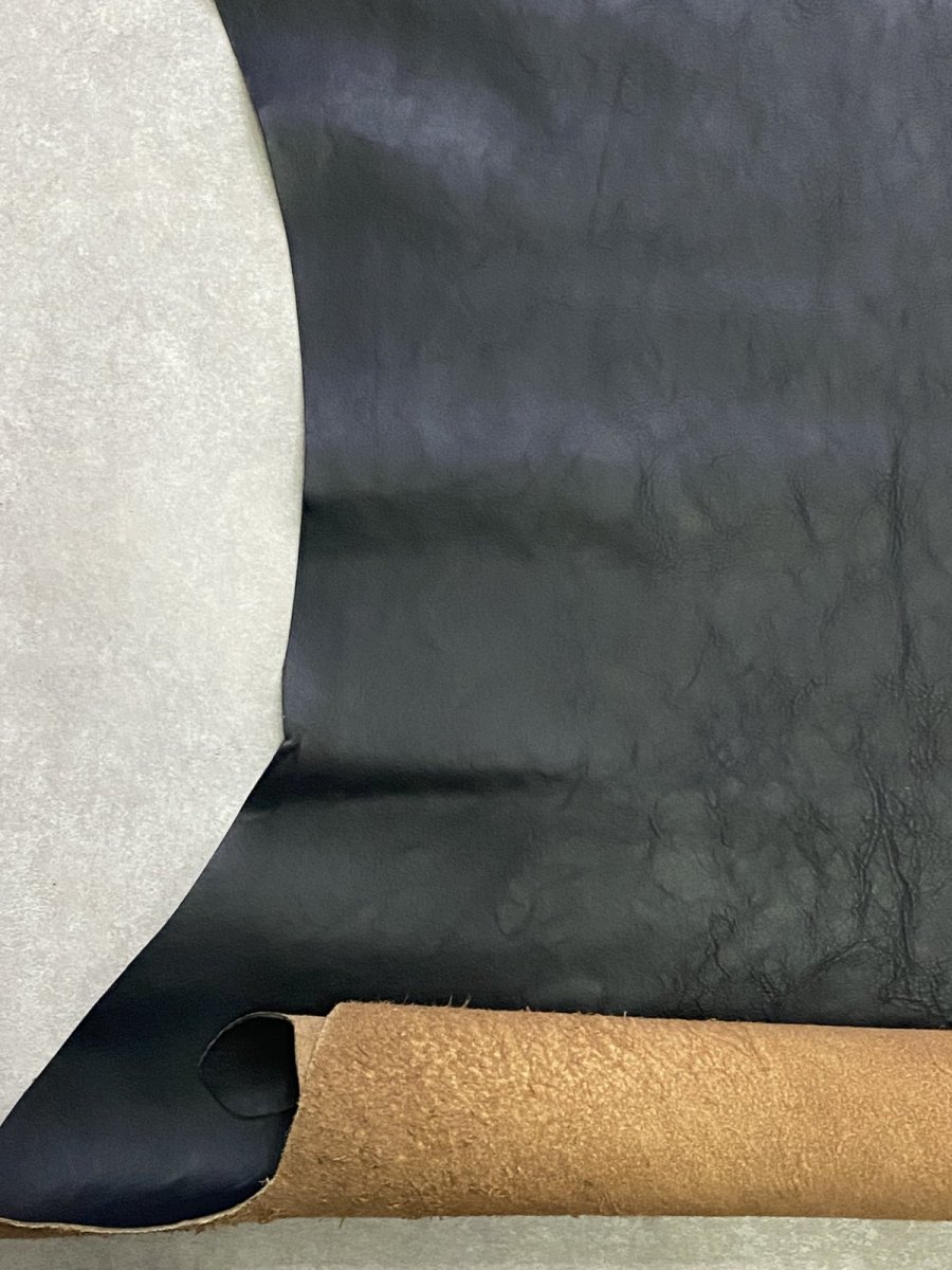 画像5: 牛革   茶芯レザー　ブラック (5)