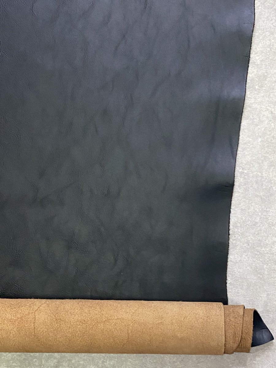 画像6: 牛革   茶芯レザー　ブラック (6)