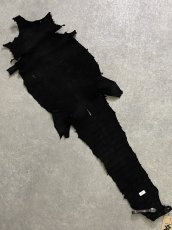 画像9: スモールクロコダイル ブラック 28 ポロサス ワニ革 クロコダイル革  (9)