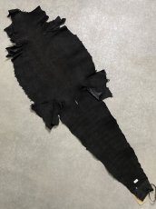 画像9: スモールクロコダイル　ブラック　41　ポロサス　ワニ革　クロコダイル革　 (9)