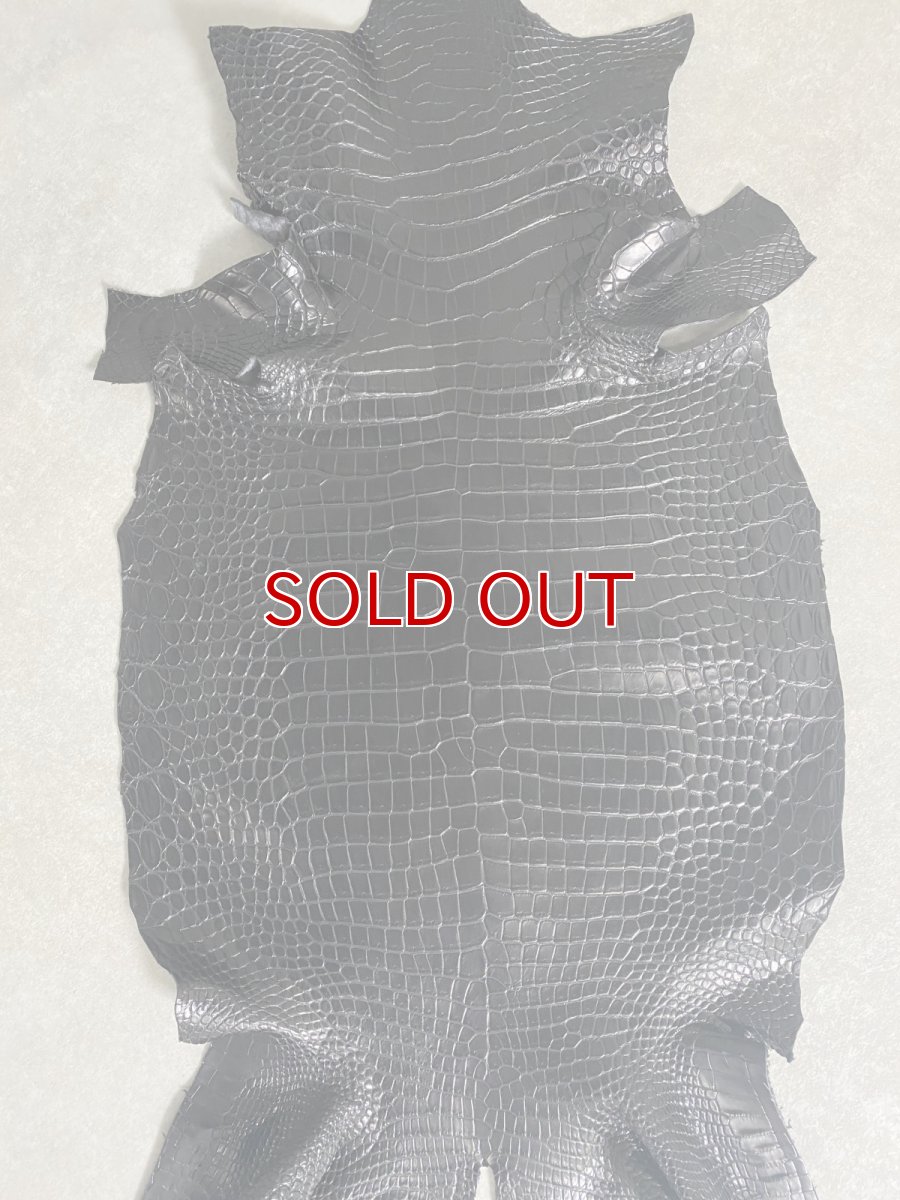 画像3: お客様ご予約商品　スモールクロコダイル　ブラック　40,41 (3)