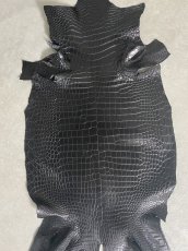 画像3: お客様ご予約商品　スモールクロコダイル　ブラック　40,41 (3)