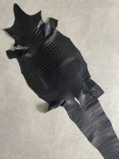 画像4: お客様ご予約商品　スモールクロコダイル　ブラック　40,41 (4)