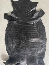 画像5: お客様ご予約商品　スモールクロコダイル　ブラック　40,41 (5)