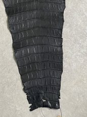 画像7: クロコダイル　 レトロブラック　39　鰐革　ワニ革 (7)