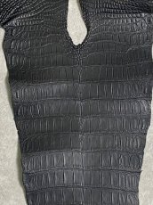 画像6: クロコダイル　 レトロブラック　36　鰐革　ワニ革 (6)