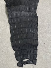 画像7: クロコダイル　 レトロブラック　38　鰐革　ワニ革 (7)