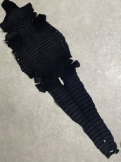 画像10: クロコダイル　 レトロブラック　38　鰐革　ワニ革 (10)