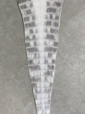 画像7: ヒマラヤクロコダイル　ナチュラル　36　ワニ革　ナイルクロコダイル　クロコダイル革　エキゾチックレザー (7)