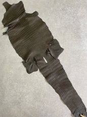 画像1: スモールクロコダイル　ポロサス　グレー　32　ワニ革　鰐革 (1)
