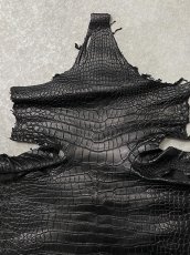 画像2: スモールクロコダイル　ブラック　39　ポロサス　 (2)