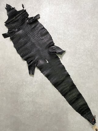 クロコダイル　レザー・ワニ革 デッドストック　vintage Amazon.co.jp: [vinacreations] ワニ革 レザー クロコダイル