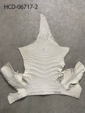 画像6: ヒマラヤクロコダイル　ナチュラル　ワニ革　ナイルクロコダイル　クロコダイル革　エキゾチックレザー　アゴ　ハギレ (6)
