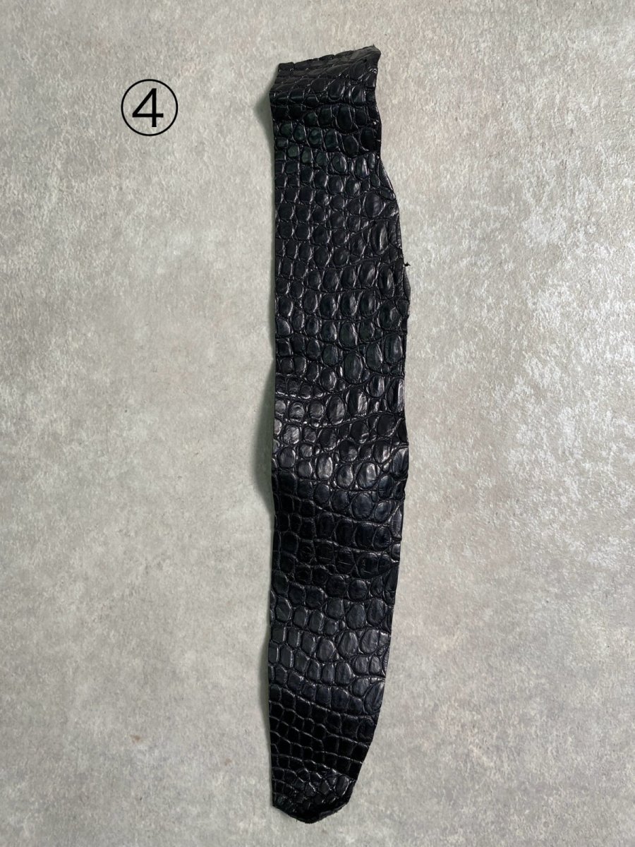 画像10: 最高級　スモールクロコ（ポロサス） ベリー　ブラック　 (10)