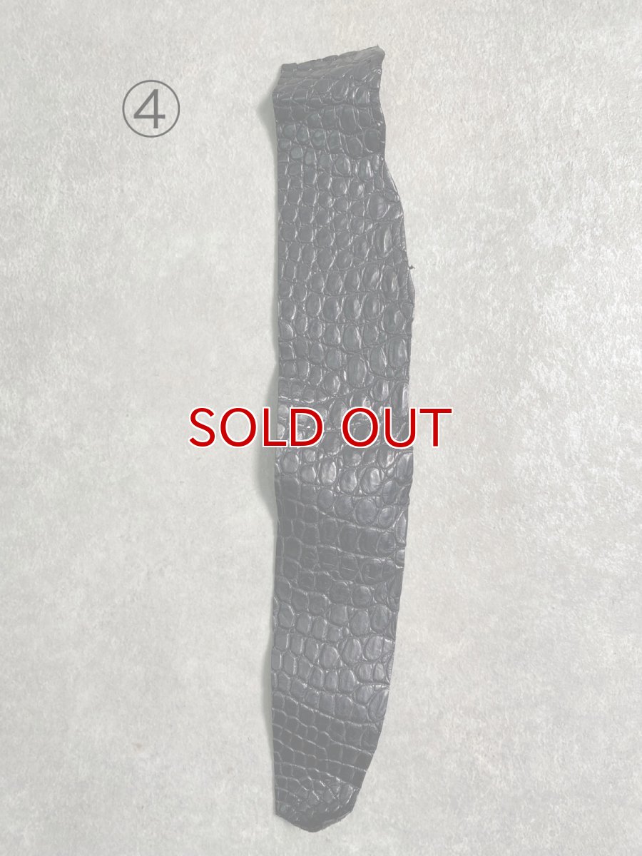 画像10: 最高級　スモールクロコ（ポロサス） ベリー　ブラック　 (10)