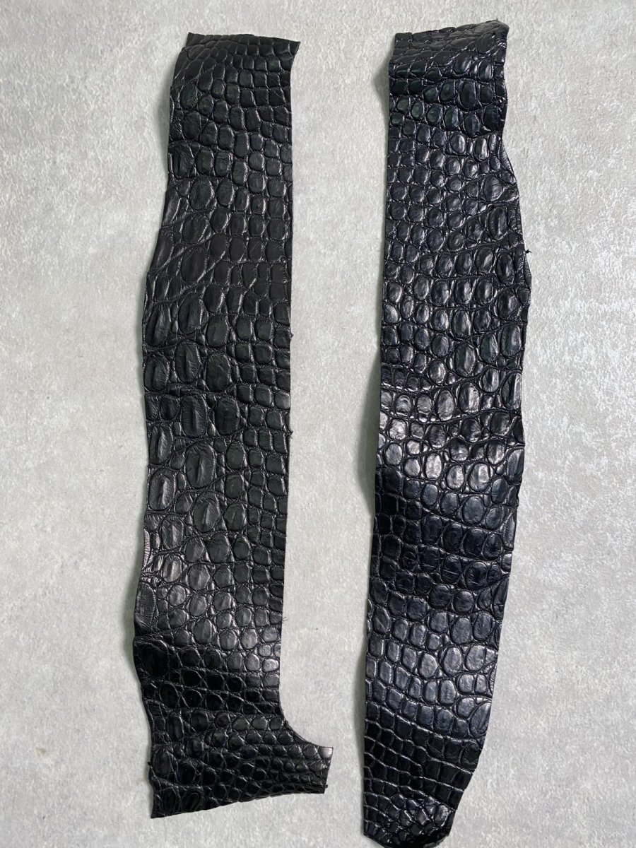 画像6: 最高級　スモールクロコ（ポロサス） ベリー　ブラック　 (6)