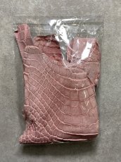 画像2: クロコダイル　ハギレセット　各種　エキゾチックレザー　 (2)