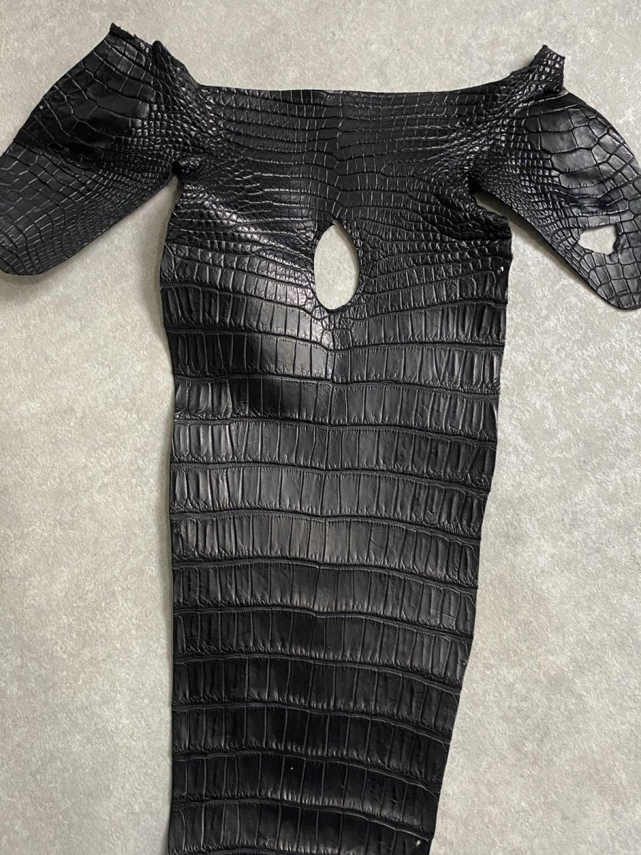 画像2: スモールクロコ（ポロサス） 尻尾　ブラック　 (2)