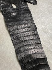 画像5: スモールクロコ（ポロサス） 尻尾　ブラック　 (5)