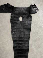 画像2: スモールクロコ（ポロサス） 尻尾　ブラック　 (2)