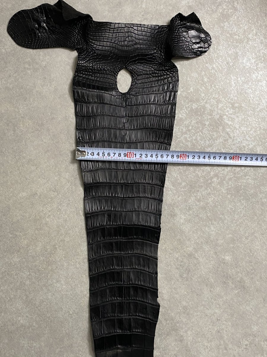 画像6: スモールクロコ（ポロサス） 尻尾　ブラック　 (6)