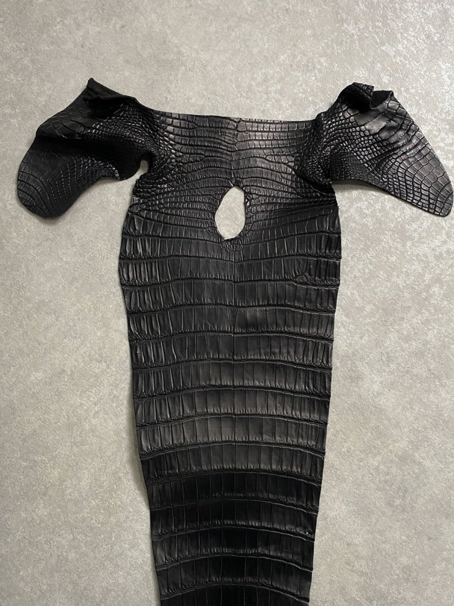 画像2: スモールクロコ（ポロサス） 尻尾　ブラック　 (2)