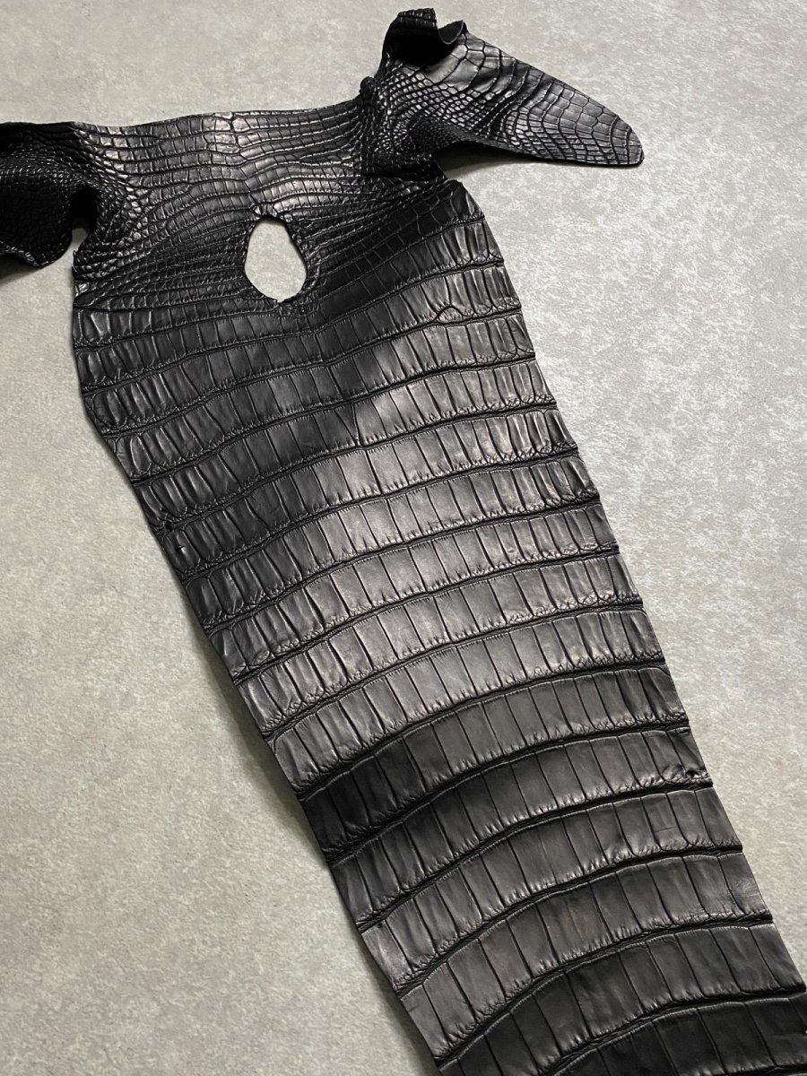画像5: スモールクロコ（ポロサス） 尻尾　ブラック　 (5)