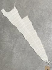 画像7: ヒマラヤクロコダイル　ナチュラル　尻尾　ワニ革　ナイルクロコダイル　クロコダイル革　エキゾチックレザー　 (7)